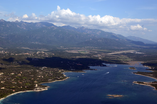 Approach to Figari Airport