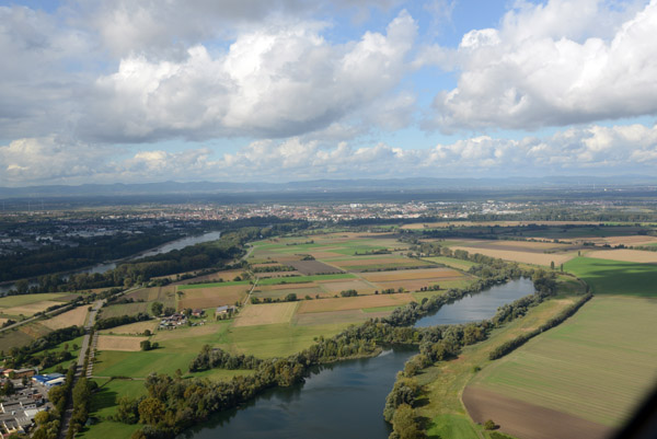 Altlußheim approaching Speyer