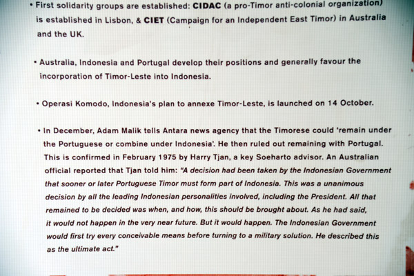 Western powers including Portugal, Australia and the USA favored Portuguese Timor's integration into Indonesia