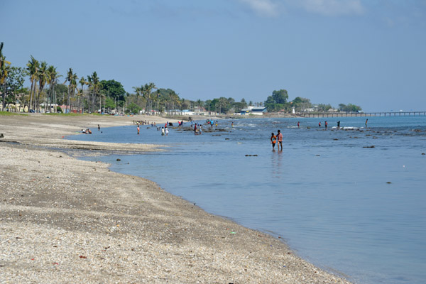 The beach of Embassy Row, Dili