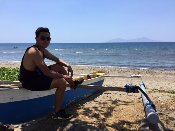 Outrigger on Dili Beach