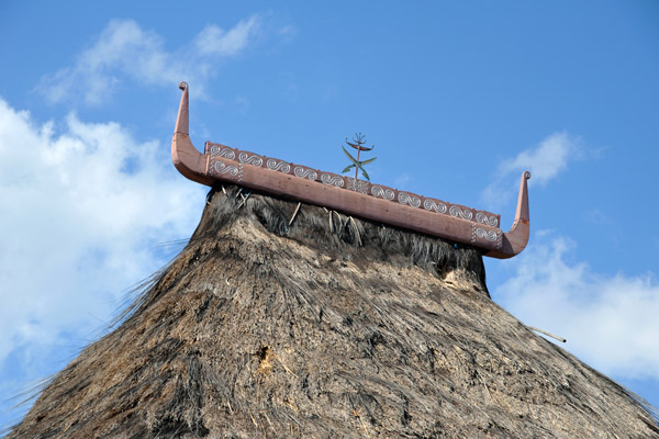 Timorese clan house on the Ermera Road