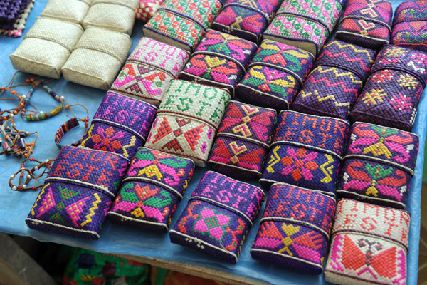 Woven goods at the Maubara tourist market