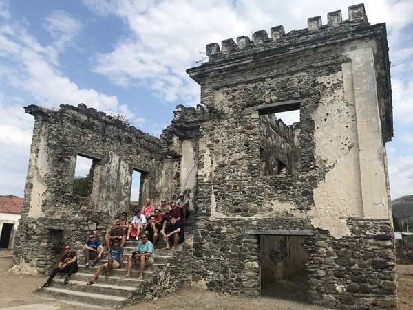 Photo of our international scuba group at Ai Pelu