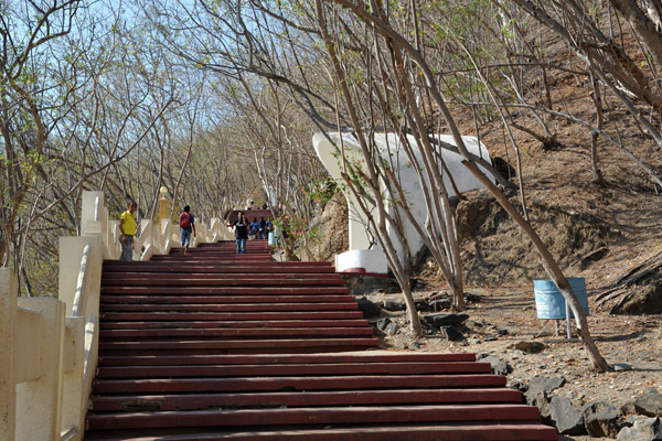 Steps leading up to Cristo Rei, Timor-Leste