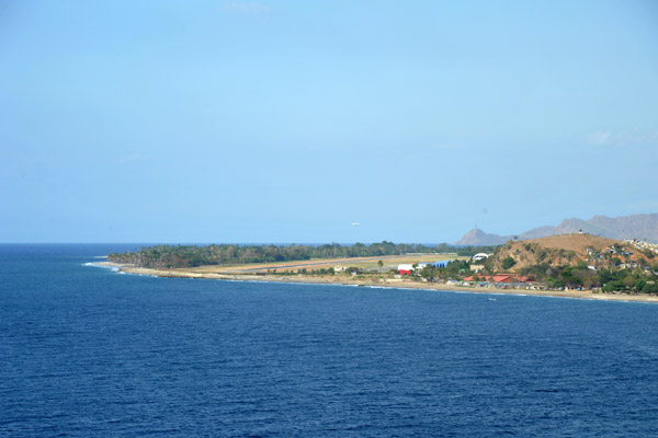 Dili Airport from the Tasi Tolu monument