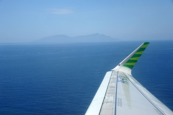 Antauro Island in the distance climbing out of Dili