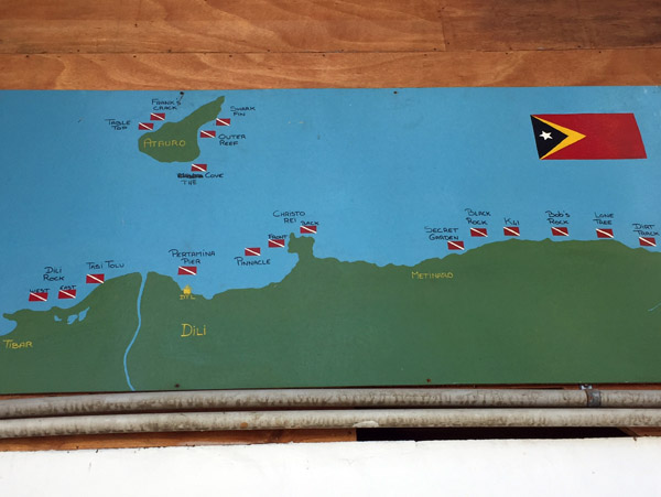 Dive sites surrounding Dili, Timor-Leste