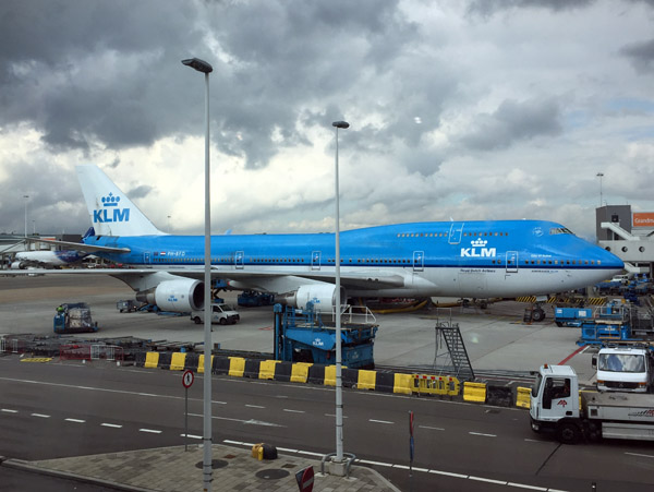 KLM B747-400 (PH-BFD) at AMS Schiphol Airport