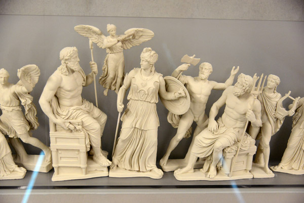 Model of the east pediment of the Parthenon