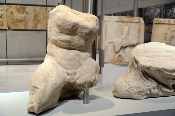 Male torso from the Parthenon west pediment, 437-432 BC