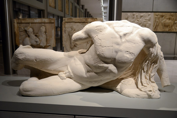 The river god Illissos from the west pediment of the Parthenon