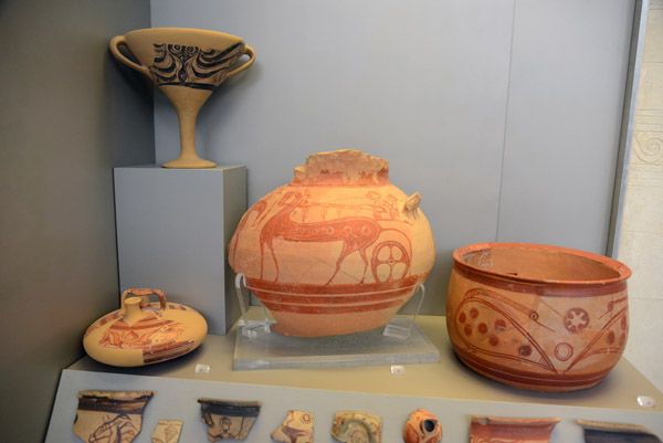 Pictorial-style Pottery, Mycenae Acropolic, 14-12th C BC