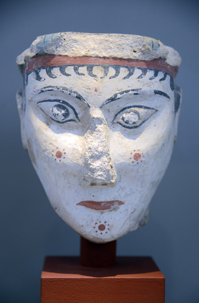 Plaster head of a woman, Mycenae, 13th C. BC
