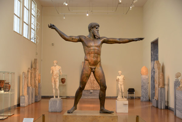 The Poseidon of Artemision was retrieved by fishermen in 1928