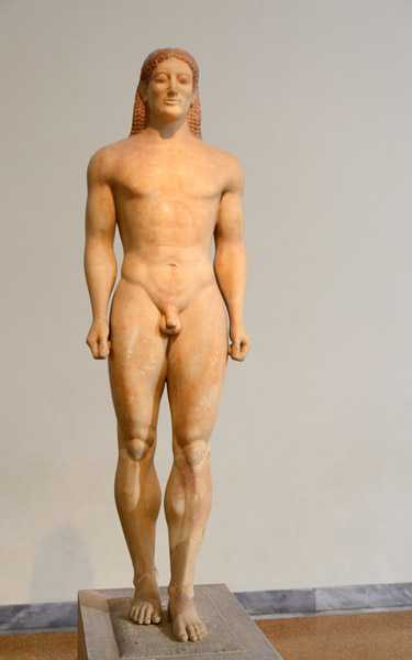 Kouros of Anavyssos-Attica, ca 530 BC