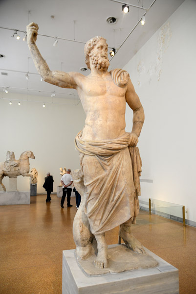 Poseidon, Parian marble, Milos, 125-100 BC