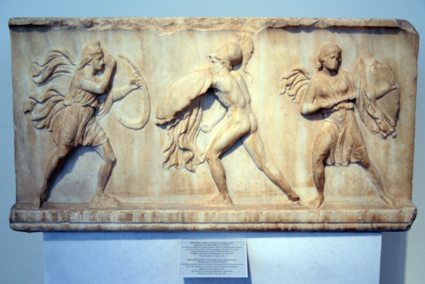Amazonomachy, Pentelic marble, Athens, 4th C. BC