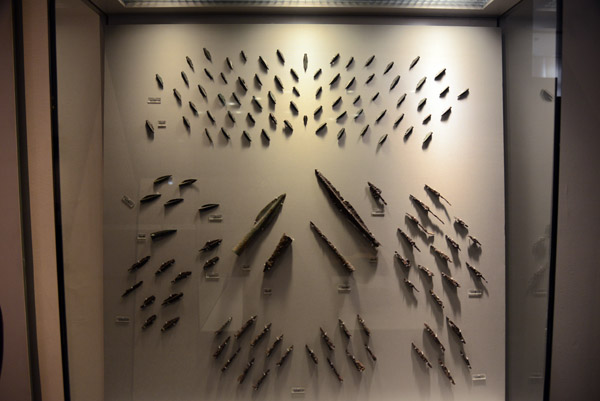 Arrowheads and spear tips, Battle of Thermopyles, 480 BC