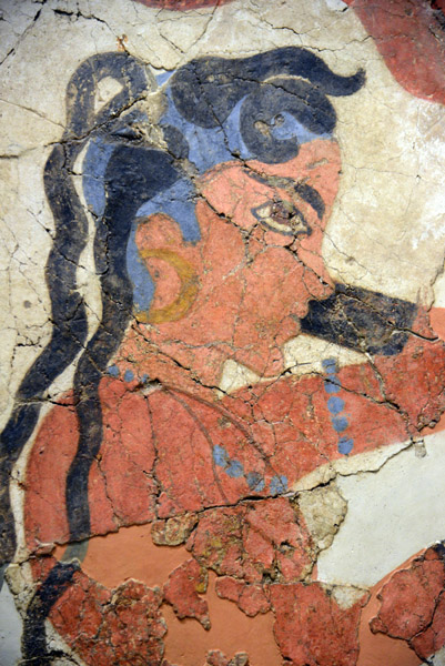 Boxing Children detail, Minoan Akrotiri
