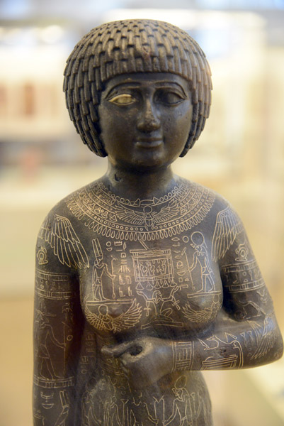 Statue of the princess/priestess Takushit, 25th Dynasty, ca 670 BC