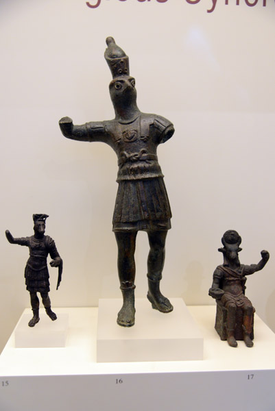 Anubis, Horis and Apis as Roman Emperors