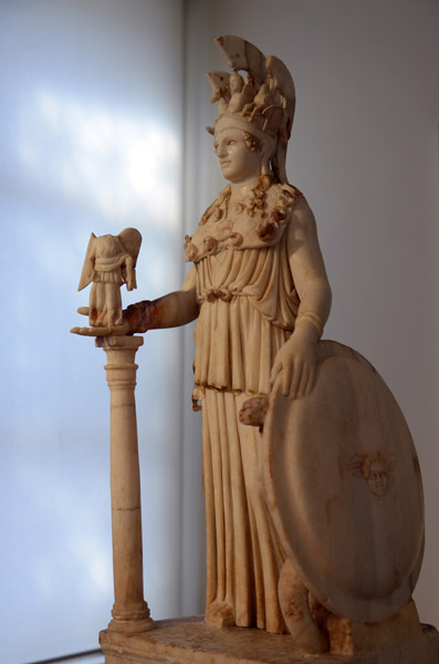 Varvakeion Athena, Pentelic marble, Athens, 3rd C. BC