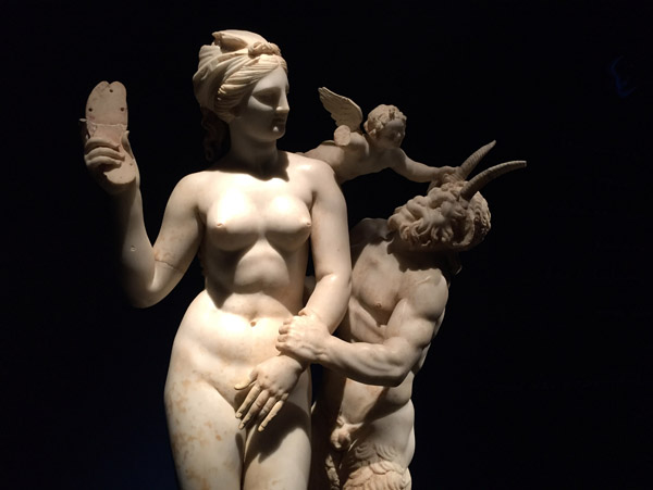 Aphrodite, Pan and Eros from Delos, ca 100 BC