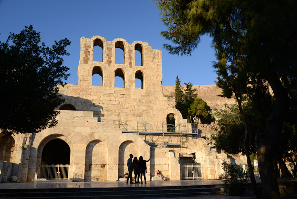 Odeon of Herodes Atticus at the foot of the Acropolis 