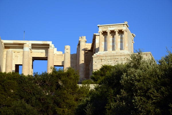 Propylaea - the monumental entrance to the Acropolis of Athens