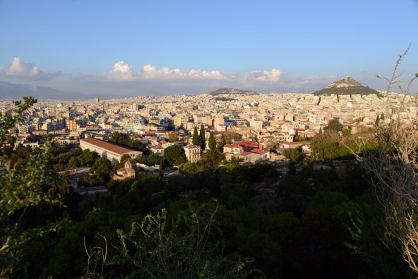 View of Athens from Areopagus Hill