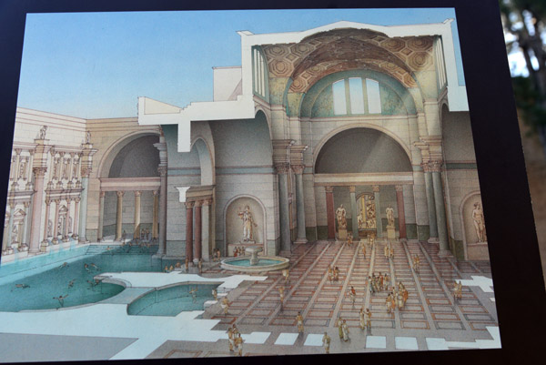 Artist impression of the Baths of Caracalla