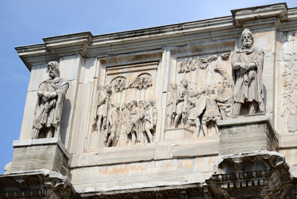 Arch of Constantine detail