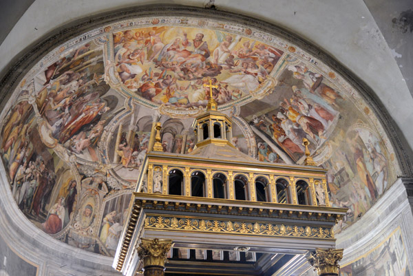 Frescos by Giacomo Coppi, 1577, St. Peter in Chains