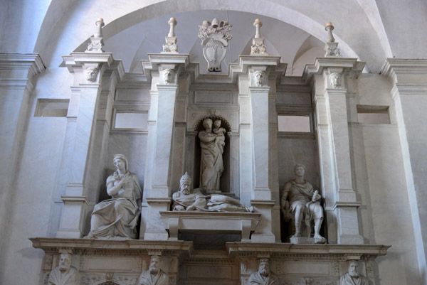 Tomb of Pope Julius II, commissioned in 1505, but not completed until 1545