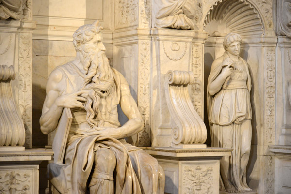 Tomb of Pope Julius II with Michaelengelo's Moses