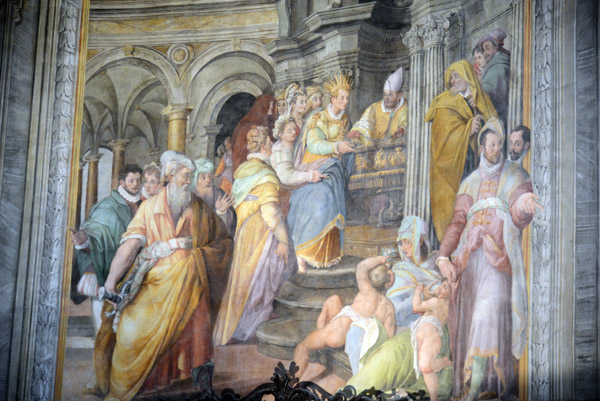 Fresco behind the main altar, St. Peter in Chains