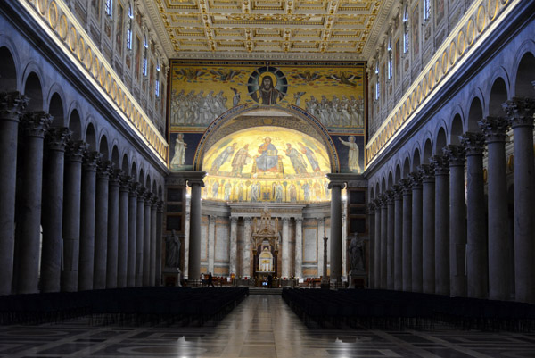 Nave of the Basilica of St. Paul Outside the Walls