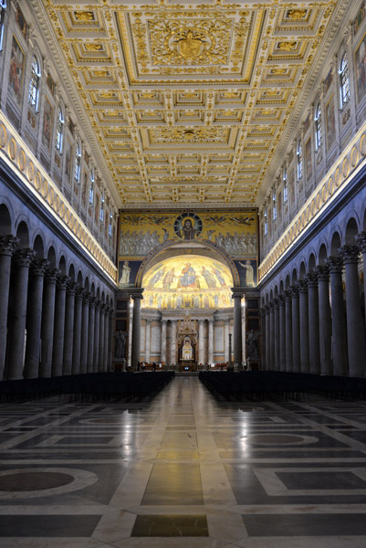 Nave of the Basilica of St. Paul Outside the Walls