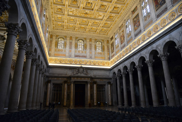 Rear of the Nave, Basilica of St. Paul Outside the Walls