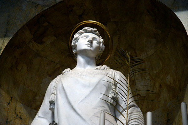 Statue of the Martyr St. Stephen by Rinaldo Rinaldi