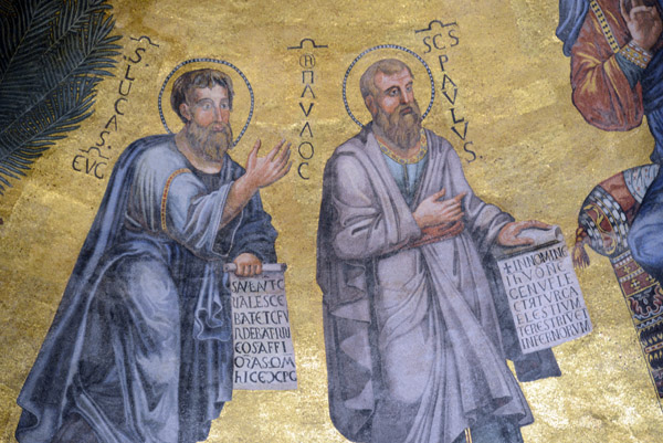 Apse Mosaic - St. Paul, St. Luke