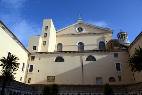 The south transept seen from the cloister, Basilica of St. Paul Outside the Walls