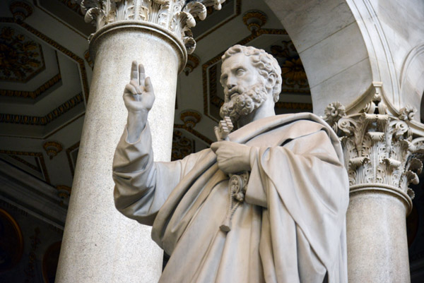 Sculpture of St. Peter, Basilica of St. Paul Outside the Walls