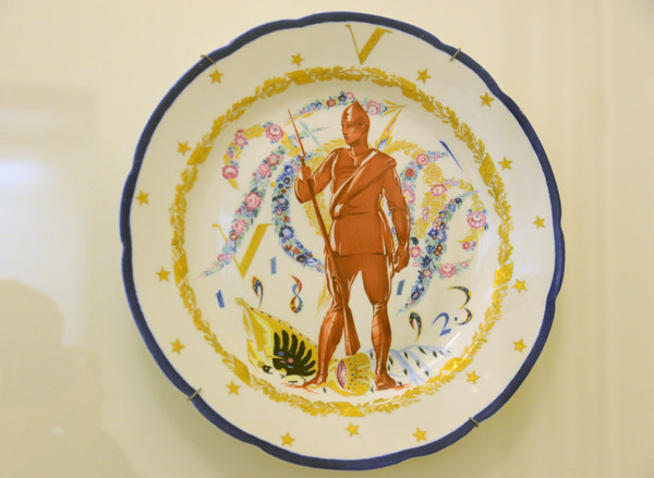 Porcelain plate 5th Anniversary of the Red Army 1923