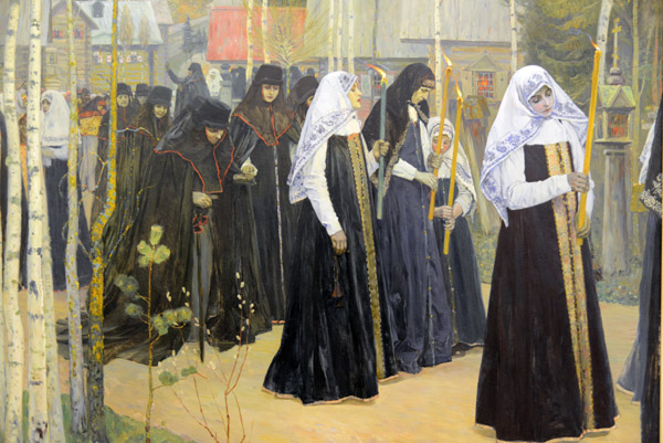 Mikhail Nesterov, The Great Taking of the Veil, 1898
