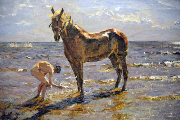 Valentin Serov, Bathing a Horse, 1905