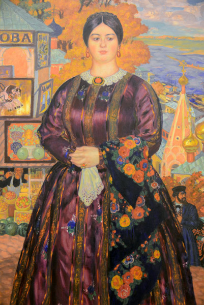 Boris Kustodiev, Merchant's Wife, 1915