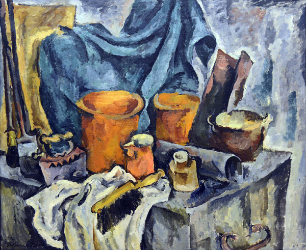 Pyotr Konchalovsky, A Trunk and Clay Ware, A Heroic Still Life 1919