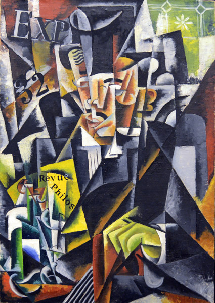 Lyubov Popova, Portrait of a Philosopher, 1915